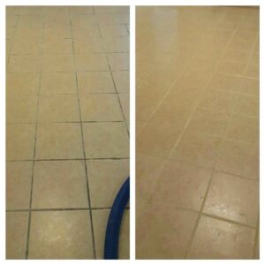 tile cleaning before and after